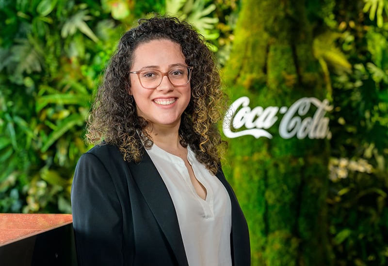 Juliana Pedro Fontana, Nationale Managerin Environment and Energy bei Coca-Cola