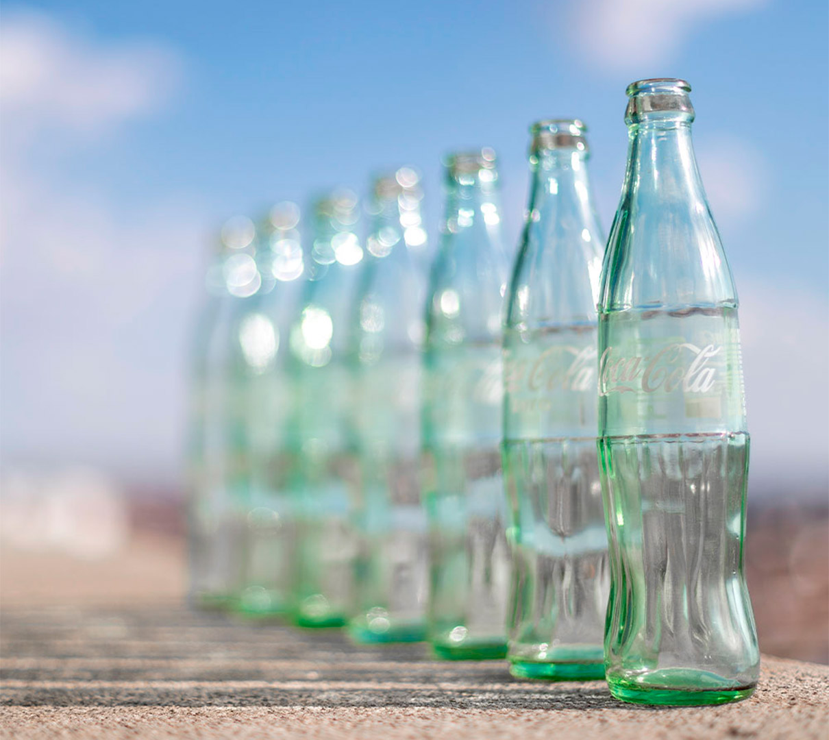 Botellas de vidrio vs. Botellas de plástico