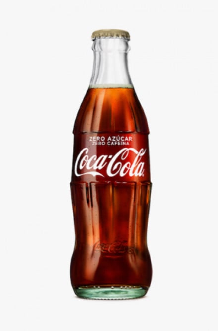 Coca-Cola Zero Sin Cafeína - traslapuerta - diseño gráfico - barcelona